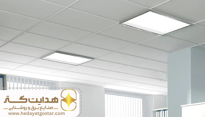 نور پردازی مدرن با پنل های توکار